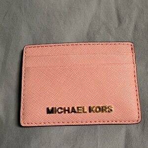 Michael Kors Blush Pink Card Holder